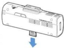 Thinkware DC-M1-FG - Retrait et insertion de la carte mémoire - 2