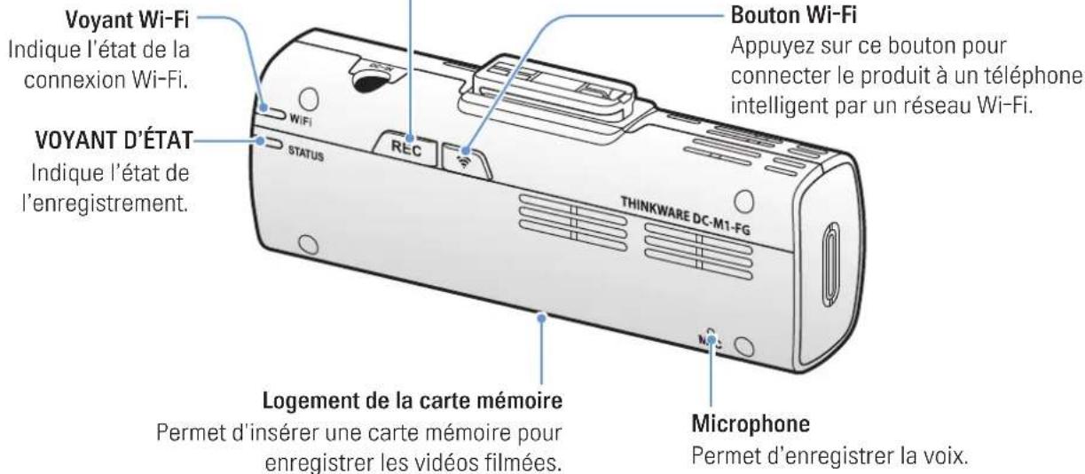 Thinkware DC-M1-FG - Bouton REC - 1