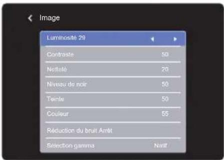 IIYAMA ProLite LH5575UHS - MENU DES PARAMÈTRES DE RÉGLAGE - 1