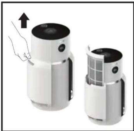 SHARK NeverChange5 HP300 - Nettoyer les filtres à poussière en maille : - 1