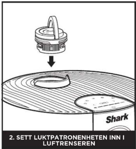 SHARK NeverChange5 HP300 - Innvendig rengjøring: - 2