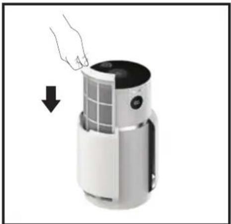 SHARK NeverChange5 HP300 - De gaasstoffilters schoonmaken: - 4