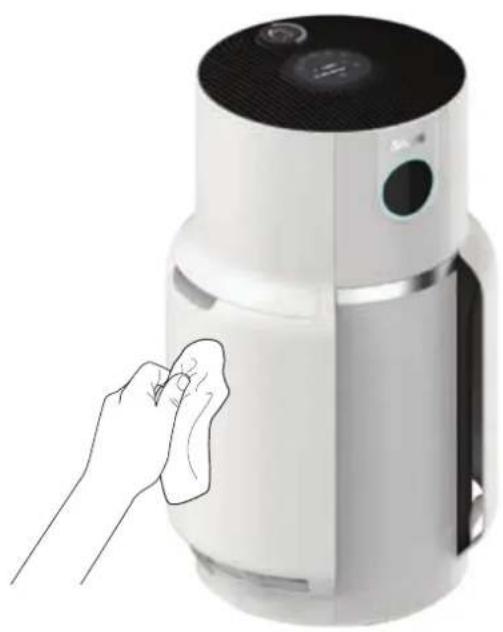 SHARK NeverChange5 HP300 - Schoonmaken binnenkant: - 1
