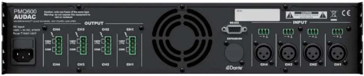 Audac PMQ600 - Amplificateurs de puissance WaveDynamics™ de classe D - 2