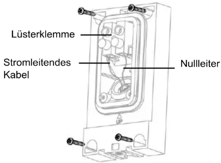 Lüsterklemme Stromleitendes Kabel Nullleiter