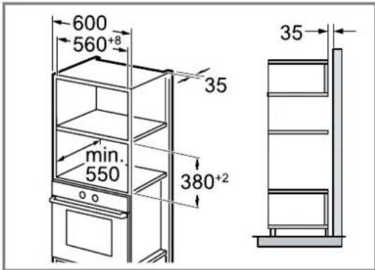 NEFF NRWR2A - Inbouw in een hoge kast - 1