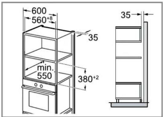 NEFF NLWR2A - Einbau in einen Hochschrank - 1