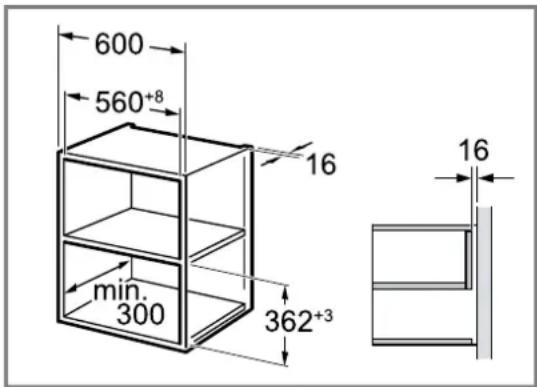 NEFF NLWR2A - Einbau in einen Oberschrank - 1