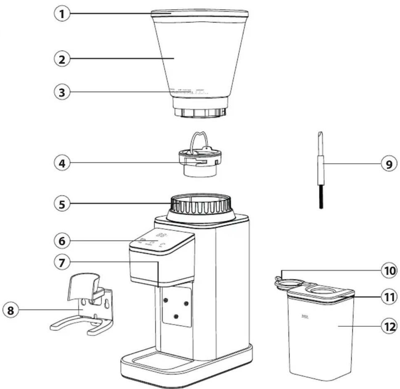 CASO BaristaChef Inox 1834 - 4.1Översikt - 1