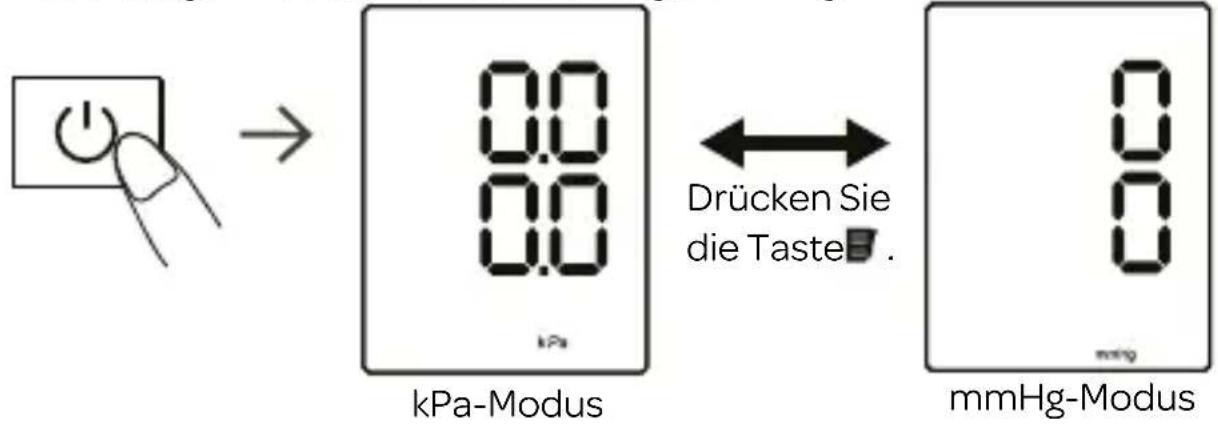 INVENTUM BDA435 - Einstellung der auf dem Display angezeigten Einheit - 1