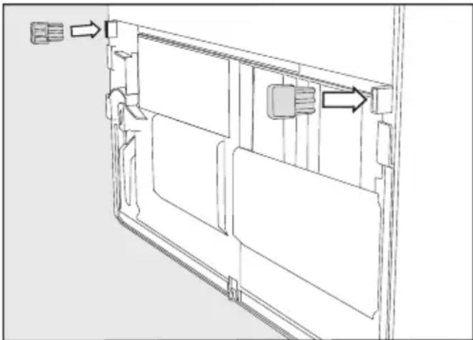 MIELE FN 4002 D - Monter les entretoises murales jointes - 1