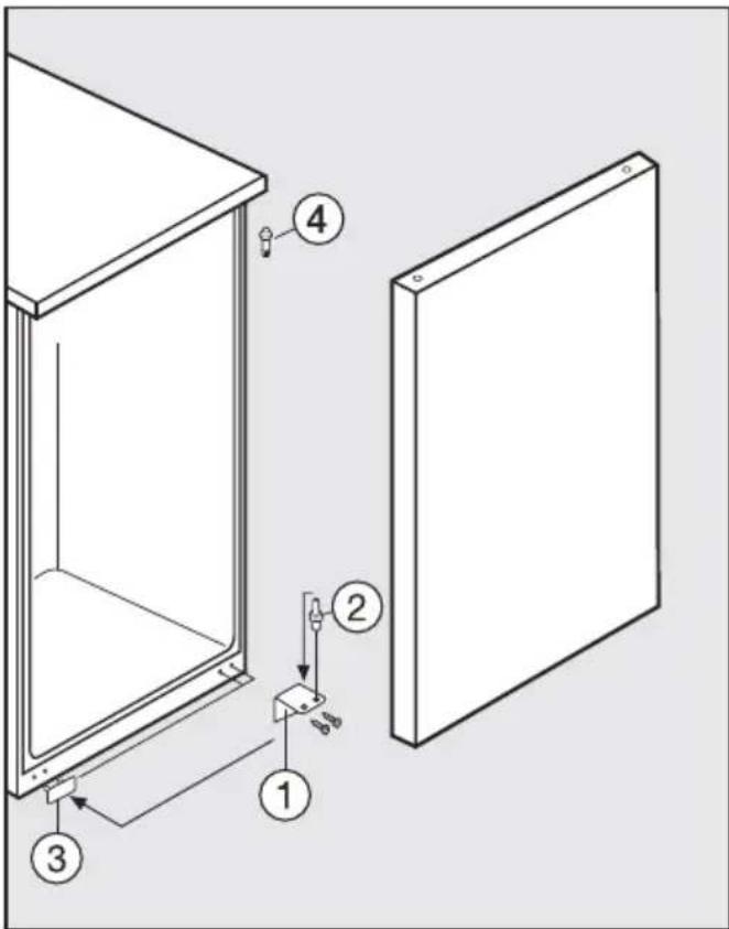MIELE FN 4002 D - Inversion du sens d'ouverture de porte - 2