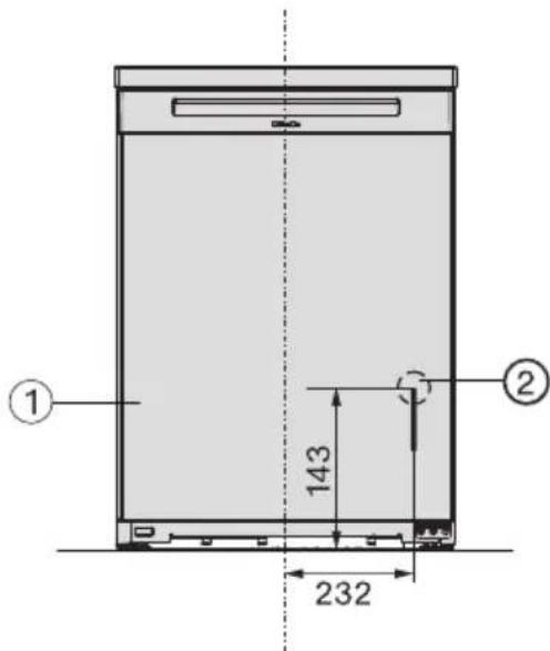 MIELE FN 4002 D - Raccordements - 1