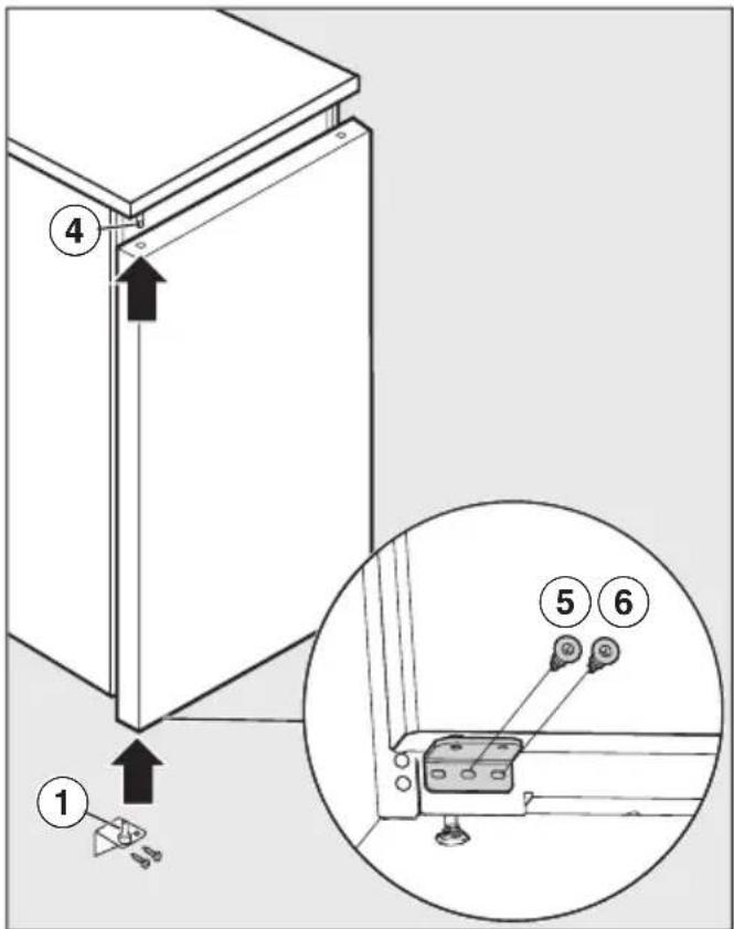 MIELE FN 4002 D - Inversion du sens d'ouverture de porte - 3