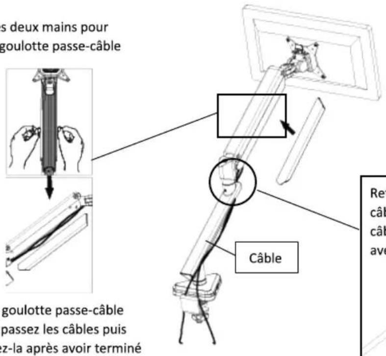 Digitus DA-90405 - Utiliser le système de gestion de câble - 1
