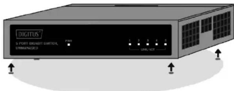 Digitus DN-80067 - Installation sur un bureau - 1