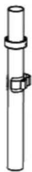 Digitus DA-90397 - Universal Single Monitor Pole Mount - 4