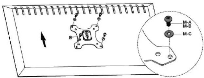 Digitus DA-90394 - Universal Single Monitor Mount with Gas Spring and Clamp Mount - 10