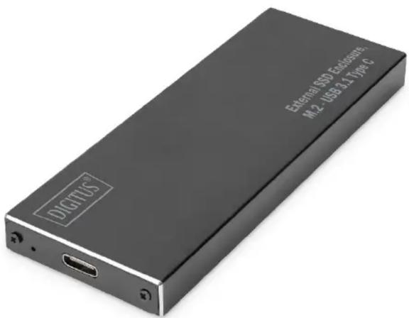 Digitus DA-71115 - Boîtier pour SSD externe, M.2 - USB 3.1 type C - 1