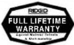 RIDGID K-1000 - ADVERTENCIA - 1