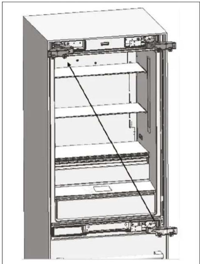 BERTAZZONI RBM90S5FPNS - REPLACING THE HINGES - 3
