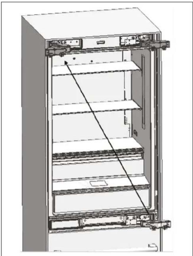 BERTAZZONI RBM90S5FPNS - REEMPLACEMENT DES CHARNIÈRES - 3
