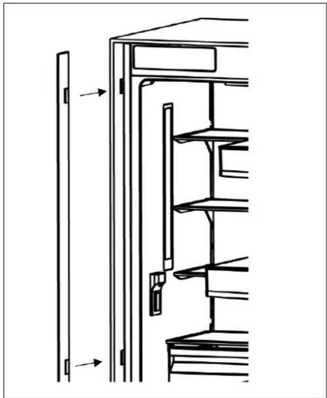 BERTAZZONI RBM90S5FPNS - INSTALLING THE LATERAL AND UPPER TRIMS - 1