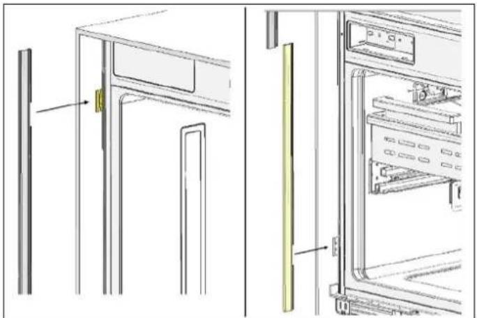 BERTAZZONI RBM90S5FPNS - FISSAGGIO DEI PROFILI DECORATIVI - 1