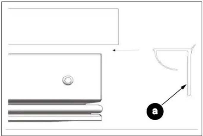 BERTAZZONI RBM90S5FPNS - INSTALLATION DU PANNEAU DE PORTE PERSONNALISÉ DU CONGÉLATEUR - 11