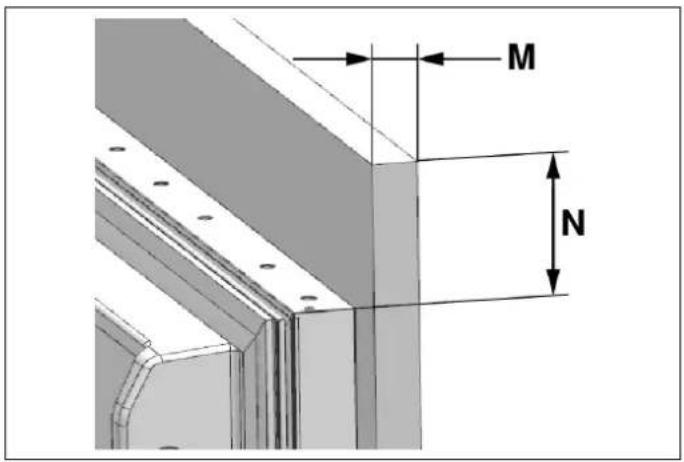 BERTAZZONI RBM90S5FPNS - MINIMUM HEIGHT ADJUSTMENT FOR LEVELING - 1