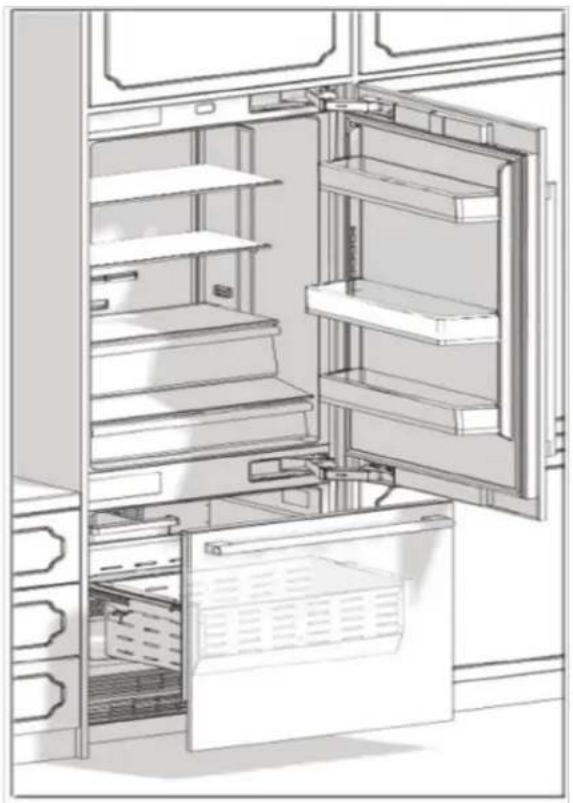 BERTAZZONI RBM90S5FPNS - MINIMUM HEIGHT ADJUSTMENT FOR LEVELING - 5