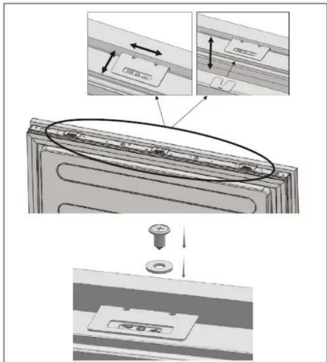 BERTAZZONI RBM90S5FPNS - INSTALLATION DU PANNEAU DE PORTE PERSONNALISÉ DU CONGÉLATEUR - 3