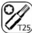 BERTAZZONI RBM90S5FPNS - ALIGNING THE UPPER PART OF THE CUSTOM DOOR PANEL WITH BOLTS - 4