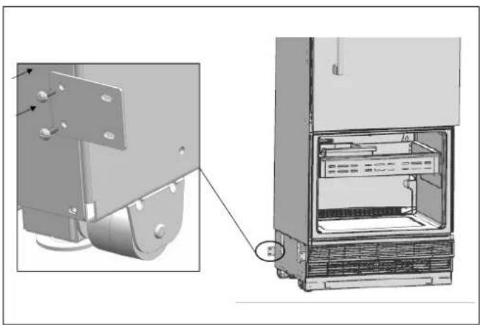 BERTAZZONI RBM90S5FPNS - DIMENSIONI DI INTAGLIO DEL MOBILETTO - 1