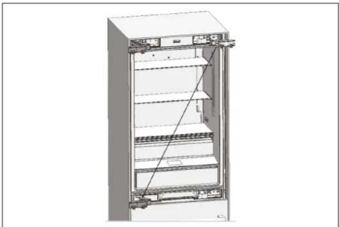BERTAZZONI RBM90S5FPNS - REEMPLACEMENT DES CHARNIÈRES - 4