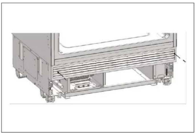 BERTAZZONI RBM90S5FPNS - DEBEVESTIGEN VAN HET SAMENSTEL VOOR DE ONDERSTE VENTILATIEOPENING - 2
