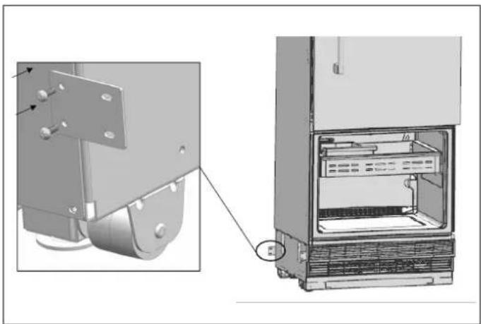 BERTAZZONI RBM90S5FPNS - SKÅPETS UTTAGSMÄTT - 1