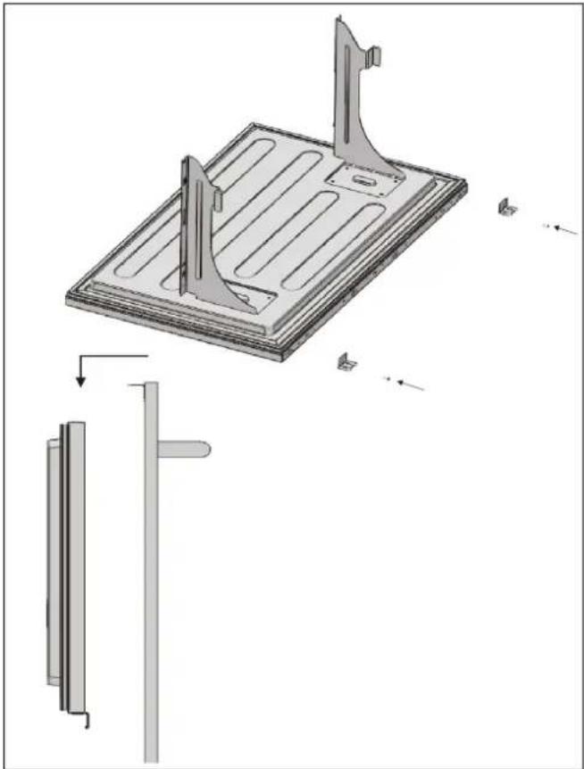 BERTAZZONI RBM90S5FPNS - INSTALLERA FRYSENS ANPASSADE DÖRRPANEL - 2