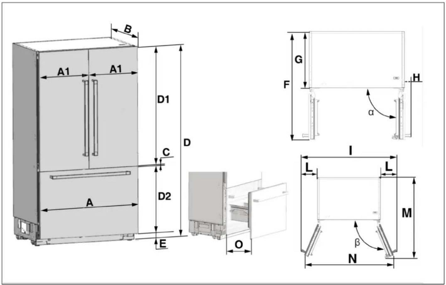 BERTAZZONI RBM90S5FPNS - ANMÄRKNING - 2