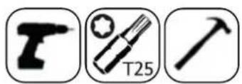BERTAZZONI RBM90S5FPNS - ALIGNING THE UPPER PART OF THE CUSTOM DOOR PANEL WITH BOLTS - 8