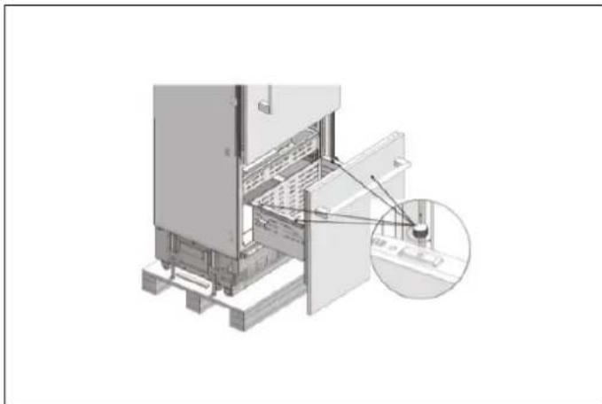 BERTAZZONI RBM90S5FPNS - RIMOZIONE DEL CASSETTO DEL FREEZER RIMOZIONE DELLA PORTA DEL FREEZER - 1