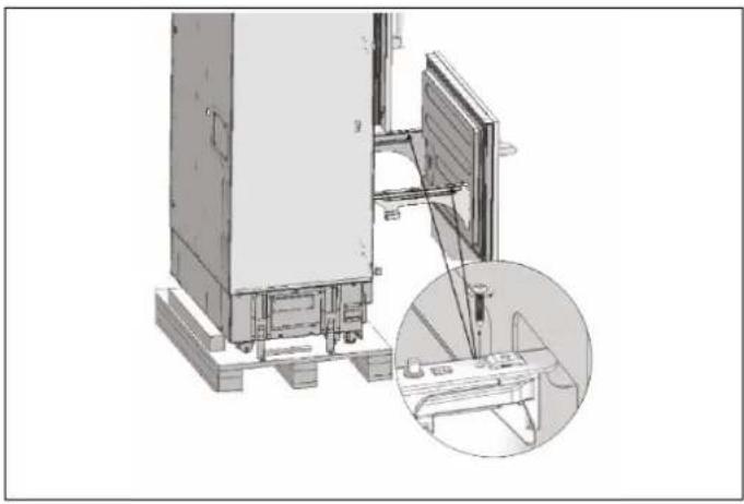 BERTAZZONI RBM90S5FPNS - RETRAIT DE LA PORTE DU CONGÉLATEUR - 2