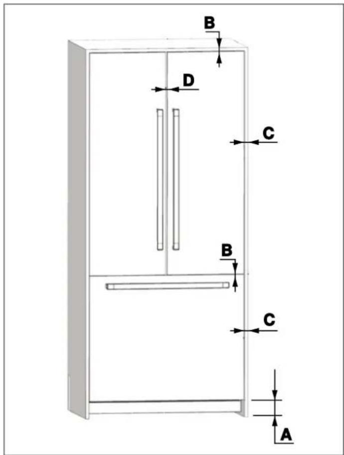 BERTAZZONI RBM90S5FPNS - ANMÄRKNING - 2