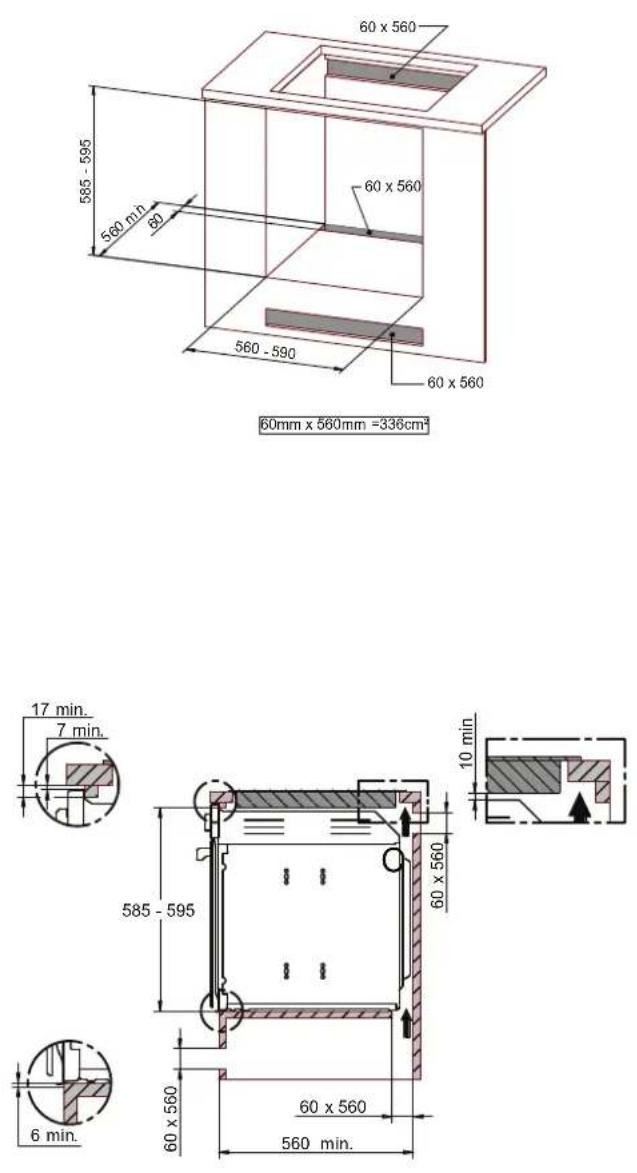 BERTAZZONI FMOD6093ESB1 - INSTALLATION UNDERNEATH A BUILT-IN HOB - 1