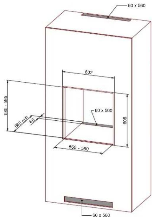 BERTAZZONI FMOD6115ELB1 - INSTALLAZIONE A COLONNA - 1