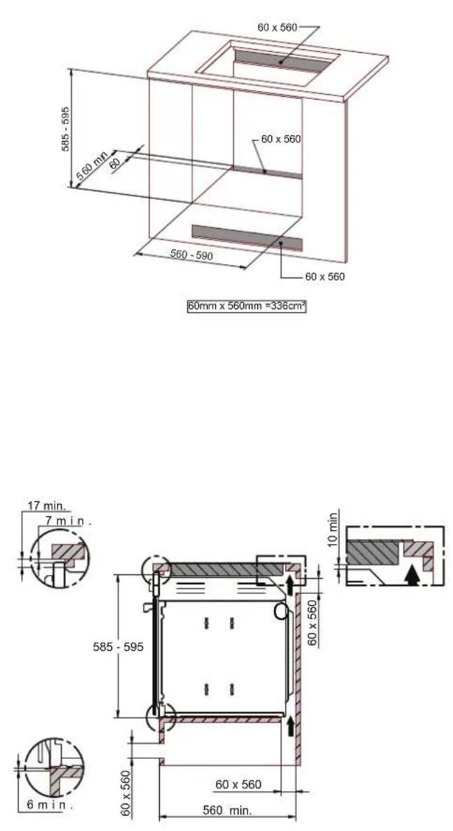 BERTAZZONI FMOD6115ELB1 - INSTALLATION UNDERNEATH A BUILT-IN HOB - 1
