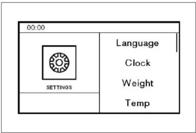 BERTAZZONI FMOD6117PTB1 - SETTINGS MENU - 1