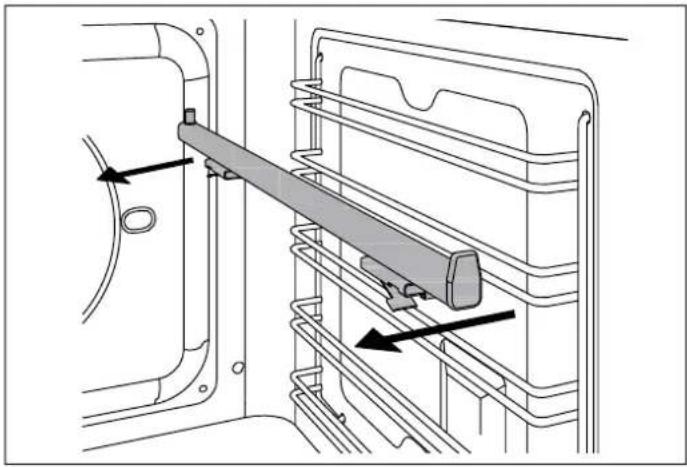 BERTAZZONI FMOD6117PTB1 - REMOVING THE TELESCOPIC RAILS - 1