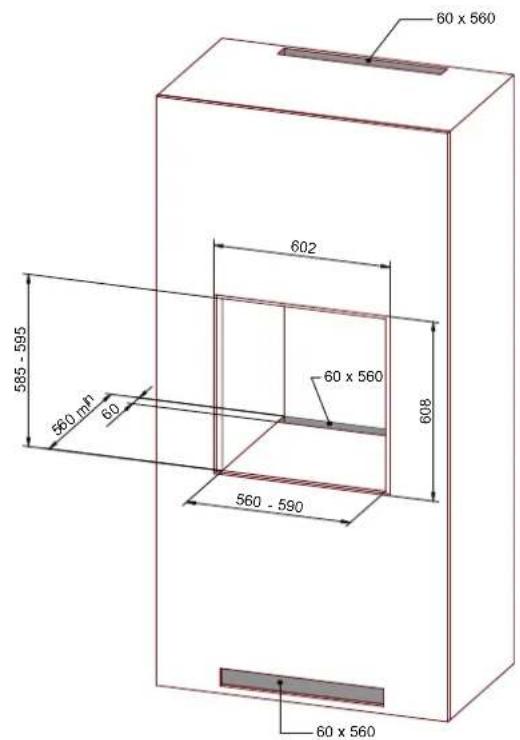 BERTAZZONI FMOD6117VTB1 - INSTALLAZIONE A COLONNA - 1