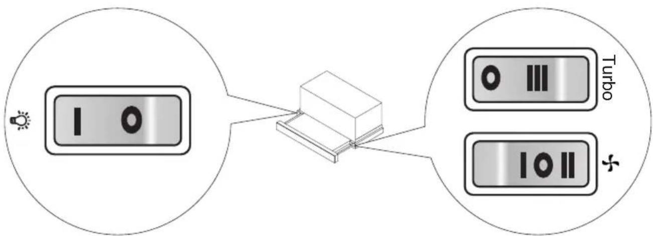 AMICA FH 664 634 E - Kitchen hood controls - 1